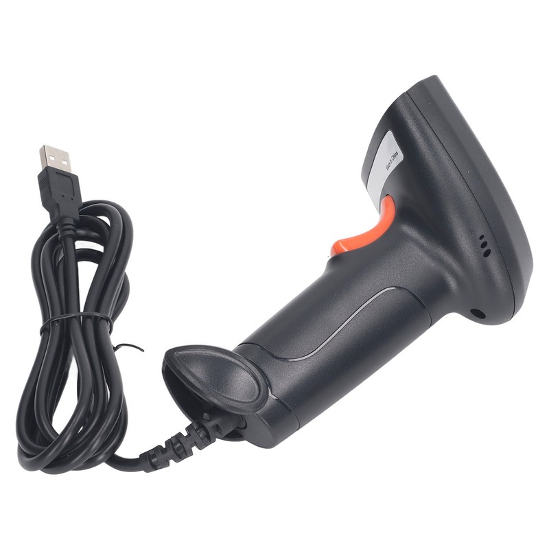 QR Code Scanner Barcode Reader ABS Handheld Scanning Tool for