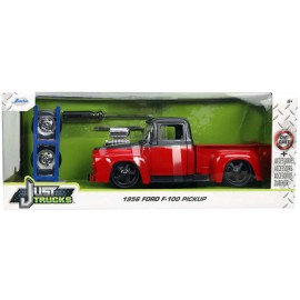 JADA Just Trucks 1956 Ford F-100 Pickup With Extra Wheels 1:24 Scale Diecast Model Re