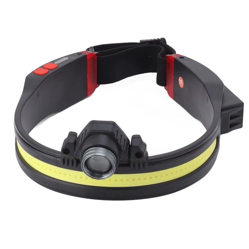 LED COB Head Light 10 Modes Zoomable Rechargeable Super Bright
