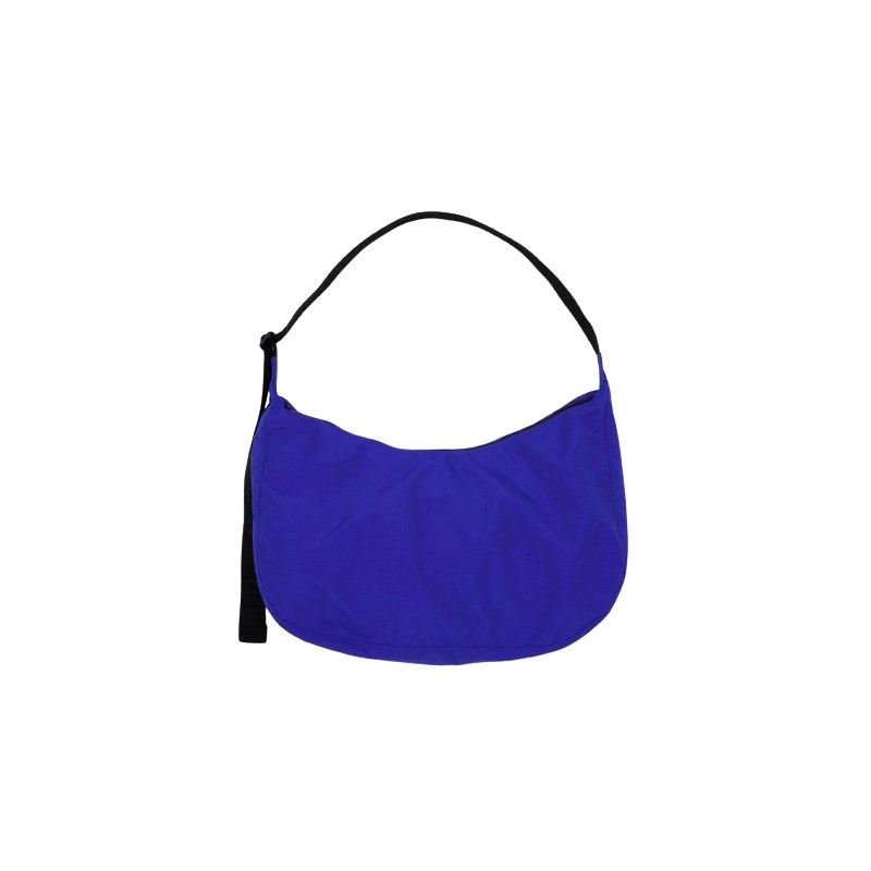 BAGGU Large Nylon Crescent Bag (Various Designs), Black