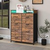 Welfuturer Tall Dresser for Bedroom with Charge Station 8 Drawers