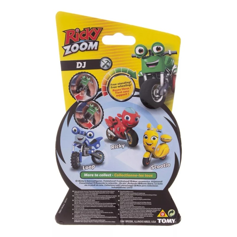 Tomy Ricky Zoom Dj Motocicleta Juguetes 1 Pz