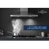 CAVALIERE Wall Mount Range Hood 30 Inch, 3-Year Warranty, Value-Focused