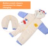 Winter Thickening Baby Cartoon Romper Children Infant Baby Hooded Romper