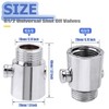 Mesee 3 Packs Shower Head Shut Off Valves G1/2 Universal