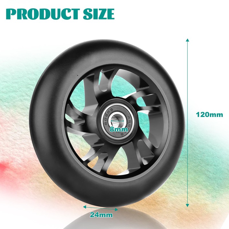 DBREAKS Stunt Scooter Wheels, Pack of 2 Scooter Replacement Wheels,