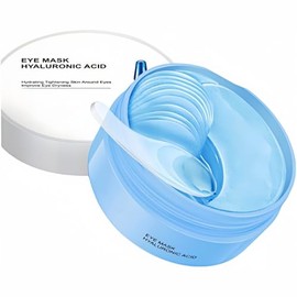 60 Parches de Ácido Hialurónico para el Contorno de Ojos, Máscaras de Colágeno Antiarrugas para el Contorno de Ojos, Antiarrugas, Antibolsas, Hidratantes