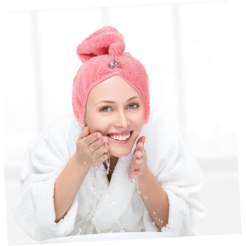 Toalla de Microfibra para Cabello Rápido Secado Gorro Absorbente para