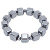 0.4in Terahertz Bracelet Rectangle Beads Good Thermal Conductivity Natural Terahertz