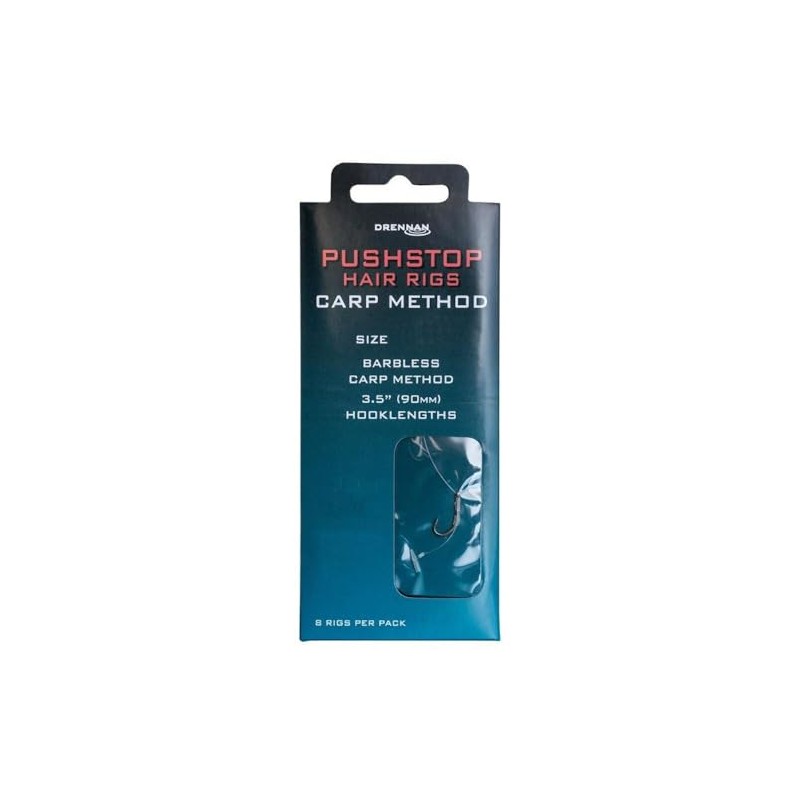 DRENNAN CARP METHOD QUICKSTOP HAIR RIGS SIZE 12 - HNQCMT012