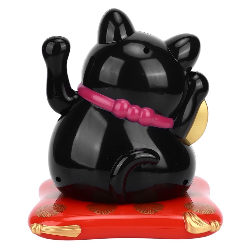 Lucky Cat Solar Powered Cute Decorative Wealth Welcoming Waving Fortune