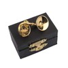 Dselvgvu 1.85" Sousaphone Pin Gold Plated Mini Musical Instrument Brooch