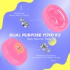 MAGICYOYO K2 Plus Crystal Responsive Yoyo for Kids, Pink Yo-yo