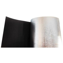 Reflective Black / Silver FOIL Double Bubble Foil Insulation Roll 4X5 20SQFT R8