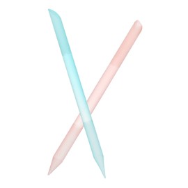 FRCOLOR 2pcs Portable Nail Files Manicure Polishing Tools for Easy Nail for Home and Salon Use