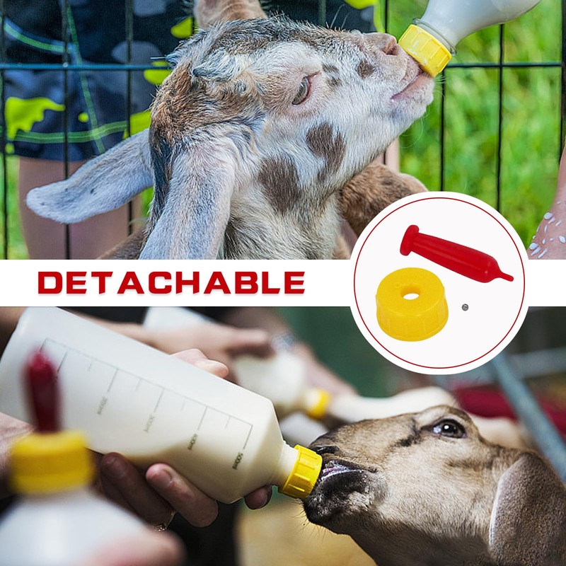 20-PCS Goat Nipples Nipple Soft Rubber Pacifier for Feeding Pup