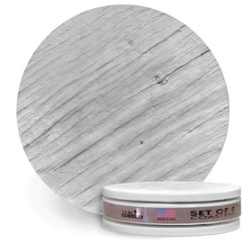 Drink Coasters - Barn Wood - Absorbent - set Handmade by McCarter Coasters for Cabin - Tabletop Protection - House Warming - Hot or Cold Beverages 4.38" Off-White (4pc)