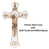 Holy Mass Wall Crucifix Wedding Rings Religious Cross for Marriage
