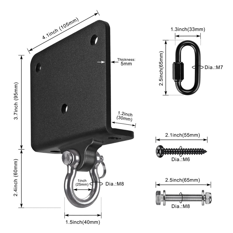 Beam Hanger Punching Bag Hanger 1000 LB Capacity Beam Mount