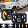 Unbranded Pair 5x7 7x6 LED Headlights DRL Hi-Lo DOT For
