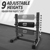 Houbos Bulgarian Split Squat Stand - Single Leg Squat Stand，9