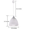 Kiven 3-Lights H-Type Track Light, Dimmable Track Mount Pendant Lighting