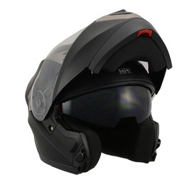Milwaukee Performance Modular Full Face DOT Approved Racing Helmet w/Sun Visor (Large)
