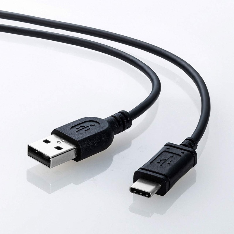 サンワサプライ USB2.0 TypeC - Aケーブル 2m KU-CA20K