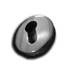 Pair of Rosettes Hole Cylinder Compatible with Yale Hole, Nozzles