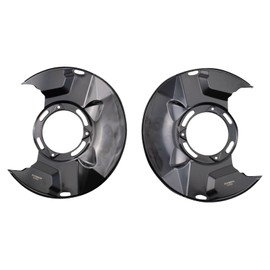 TRQ Front Brake Dust Shield Set Compatible with 2016-2017 Honda Accord