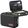 COLCASE Fireproof Money Box with Lock, Hard Case Cash Organizer