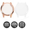 Gatuida 3pcs Watch Electroplating Protective Shell Screen Protector for Scratch-Resistant