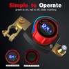 2025 New Top Post Battery Disconnect Switch with Voltmeter, 5-60V