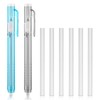 Molain Pen-Style Erasers Set, 2PCS Retractable Mechanical Eraser Pens with