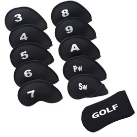 Sunstone Iron Cover with Count, Set of 11, Conspicuous Red/Cool Black/Cool Navy (Cool Black)