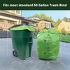 Simply Bio 55 Gallon Compostable Trash Bags Flat-Top, Heavy Duty