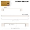 Amerdeco 10 Pack Brushed Satin Nickel Cabinet Pulls 7.5 Inch(192MM)