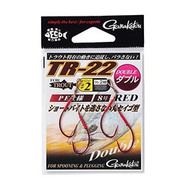 Gamakatsu Assist Hook TR-21 Single 1/0 5 Red 67600