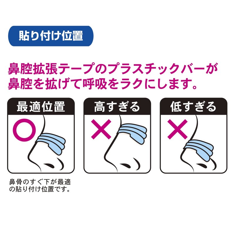 小久保工業所 ブレススルー (20枚入×2個セット / ラージ) 鼻腔拡張テープ いびき防止テープ 鼻づまり 薬剤不使用 (目立ちにくい透明タイプ)