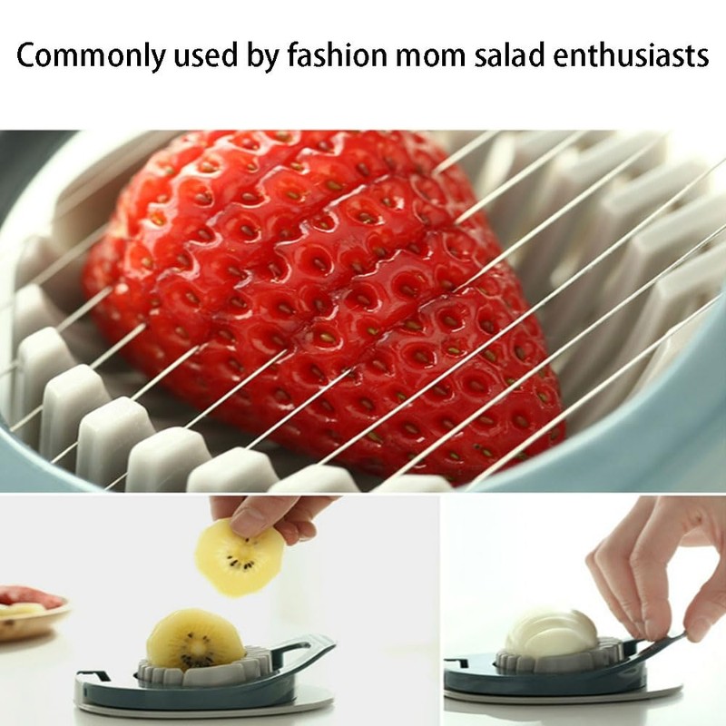 Egg Slicer Stainless Steel Wire Egg Slicer Multifunctional Egg Cutter