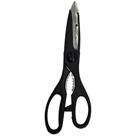 様々に使えるハサミ、御用達 (キッチン鋏 黒)