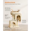 Feandrea Cat Tree, 29.1-Inch Cat Tower, M, Cat Condo for