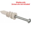 Wideskall® Self Drilling Drywall Nylon Anchors Fit #6 - #8