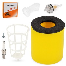 For Suzuki KingQuad Eiger Vinson 400 500 LT-A400 LT-F400 LT-A500F Air Filter + Cage Holder W/Stopper & Spark Plug 13791-03G00 2002-2024