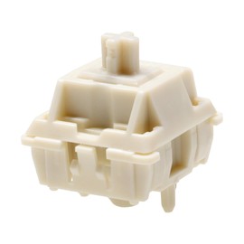 KPREPUBLIC MMD Cream Switch V4 Linear RGB SMD 5pin 45g 55g for Gaming Mechanical Keyboard - POM Milk White MX Stem for BM60 BM65 87 (MMD Cream Switch x110)