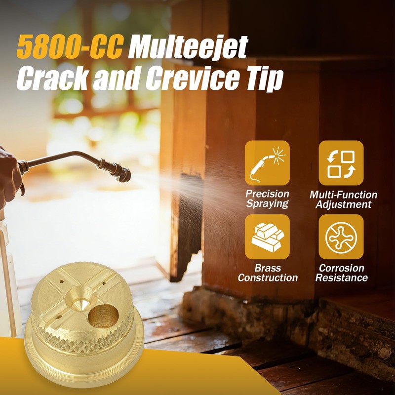 5800-CC Multeejet Crack and Crevice Tip for B&G Sprayer