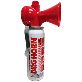 DogHorn XL Air Horn for Dogs. Stop Aggressive Dogs, Scare Coyotes, Bear, & Other Wild Animals! Effective Training Tool & Outdoor Safety Alarm for Hiking, Biking, Camping, Boating, & More! (Pack of 1)