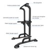 Dland Tower Adjustable Height Pull Up and Dip Station Multi-Function