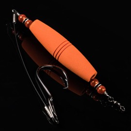 Catfish Float Rigs Fishing Bobbers Popping Cork Tackle Catfishing Equipment Combo for Bank River Lake EVA Peg Artificial High Buoyancy Body Circle Hooks Weight (Pack of 4, 3")