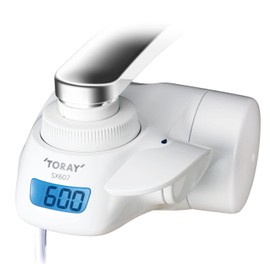 Toray Trevino Water Purifier Faucet Direct Connection Super Series Slim High Removal Type Slim SX607V White 600L